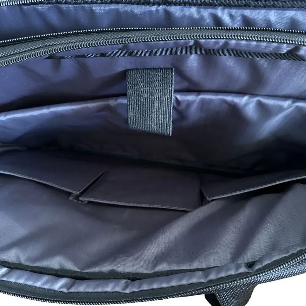 Samsonite ~ Black Laptop work/travel bag with crossbody strap ~ lots of pockets